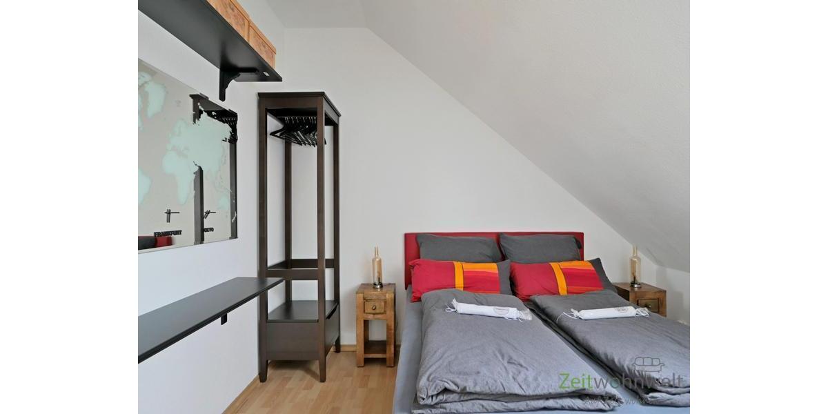 Blick ins Schlafzimmer