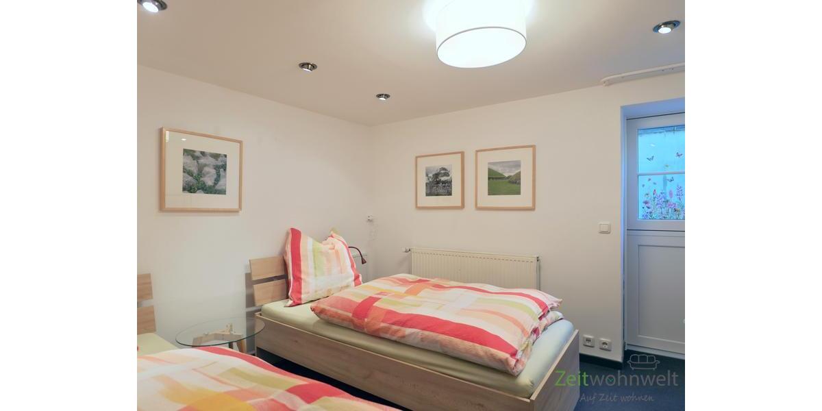 Blick ins Schlafzimmer