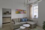 (EF1128_M) Weimar: Apolda, neu möbliertes 2-Zimmer-Apartment nahe der Innenstadt, Reinigungsservice möglich - Etagenwohnung Apolda Apolda | Angebot:27157319
