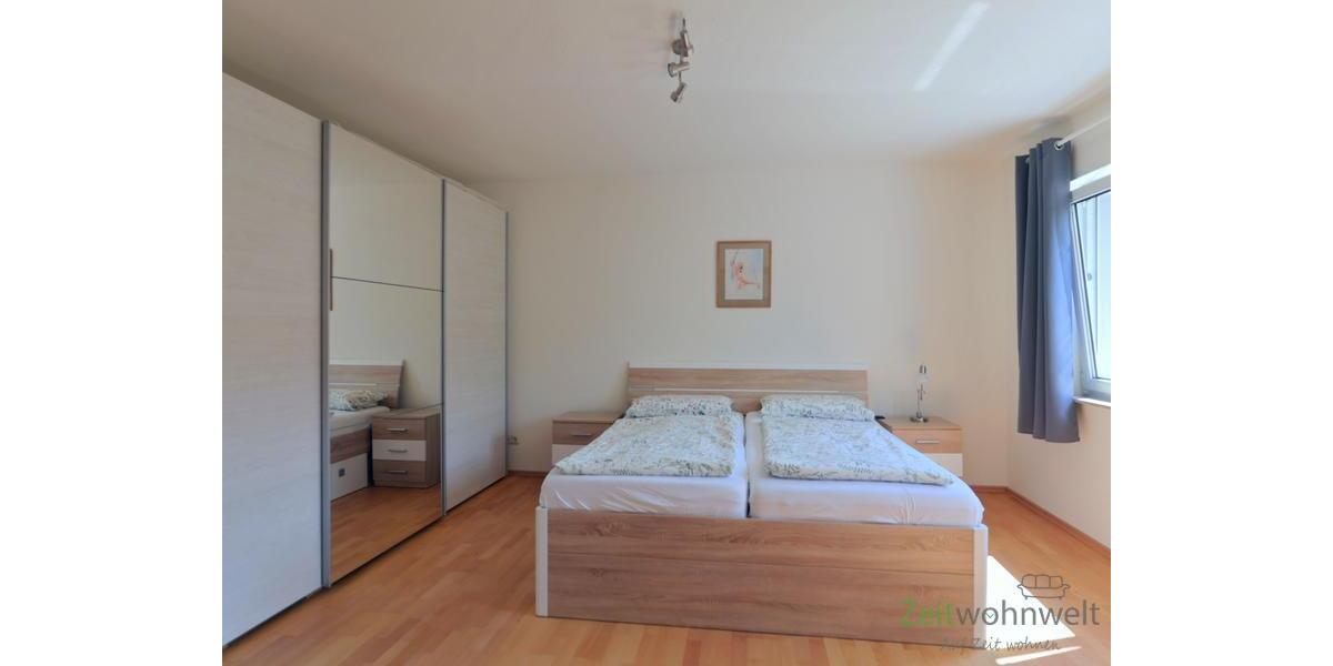 Blick ins Schlafzimmer