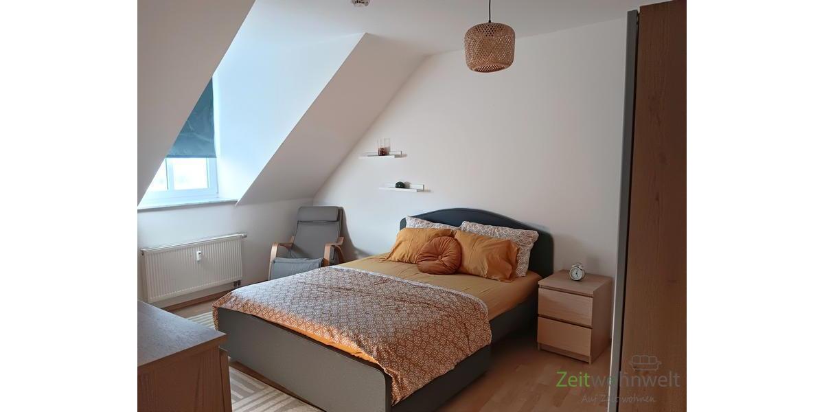 Blick ins Schlafzimmer