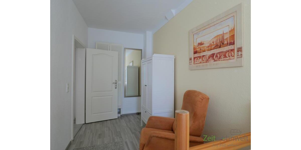 Blick ins noch halbfertige Schlafzimmer