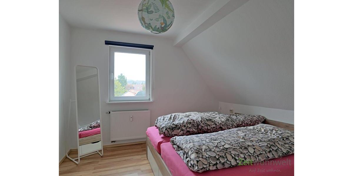 Blick ins Schlafzimmer