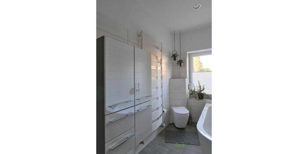 Badschrank und WC