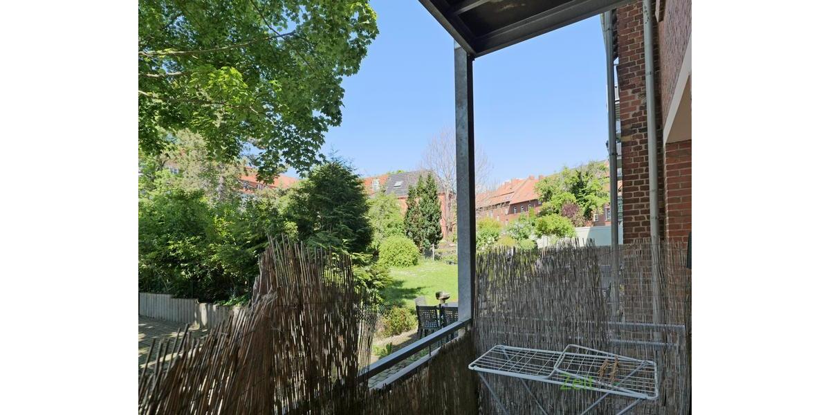 Blick vom Balkon