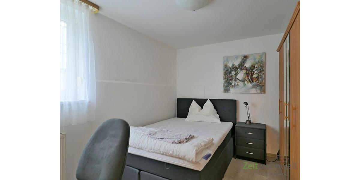 Blick ins Schlafzimmer